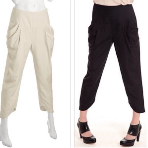 Loeffler Randall draped silk pants‎ black - Picture 1 of 5